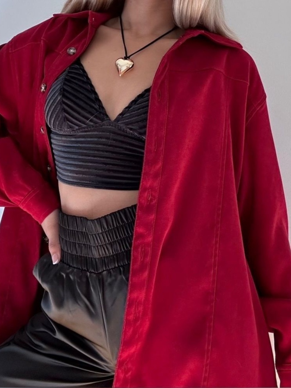 Vintage romantic goth oversized soft going out preppy layering blouse